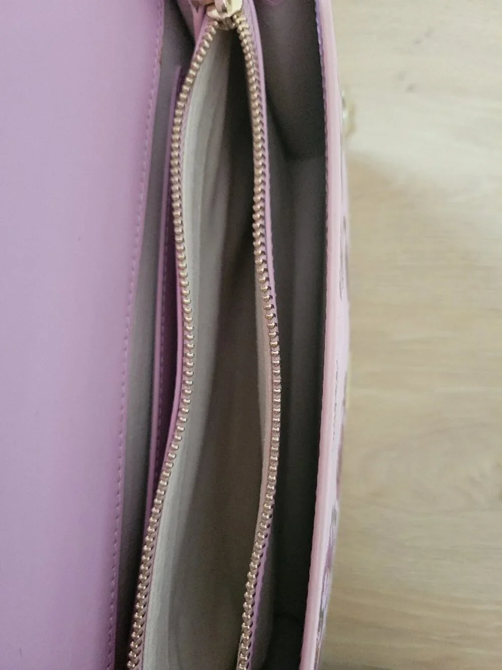 PINKO Love Me Tender Floral Crossbody Bag Pink Gold Chain Shoulder Purse